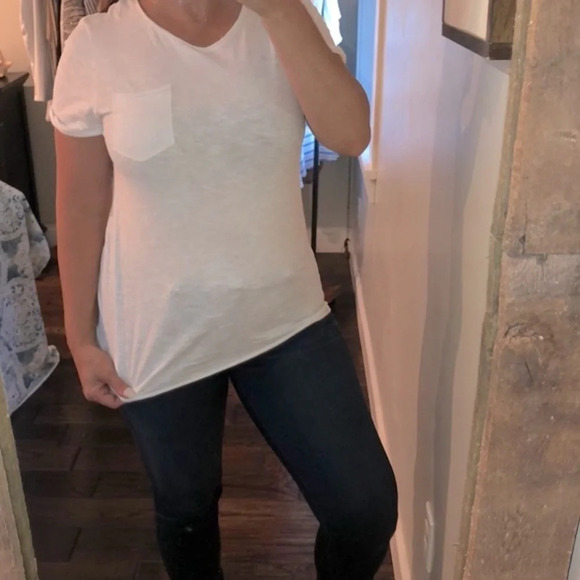 H&M Divided xsmall oversized hi low cozy T-shirt - Picture 2 of 8